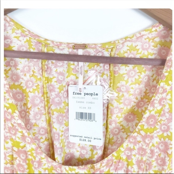 NWT Free People Laced Up Mini Dress in Femme Combo Size XS - Picture 8 of 12